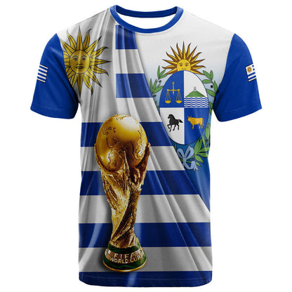 Custom Uruguay Football La Celeste World Cup T Shirt