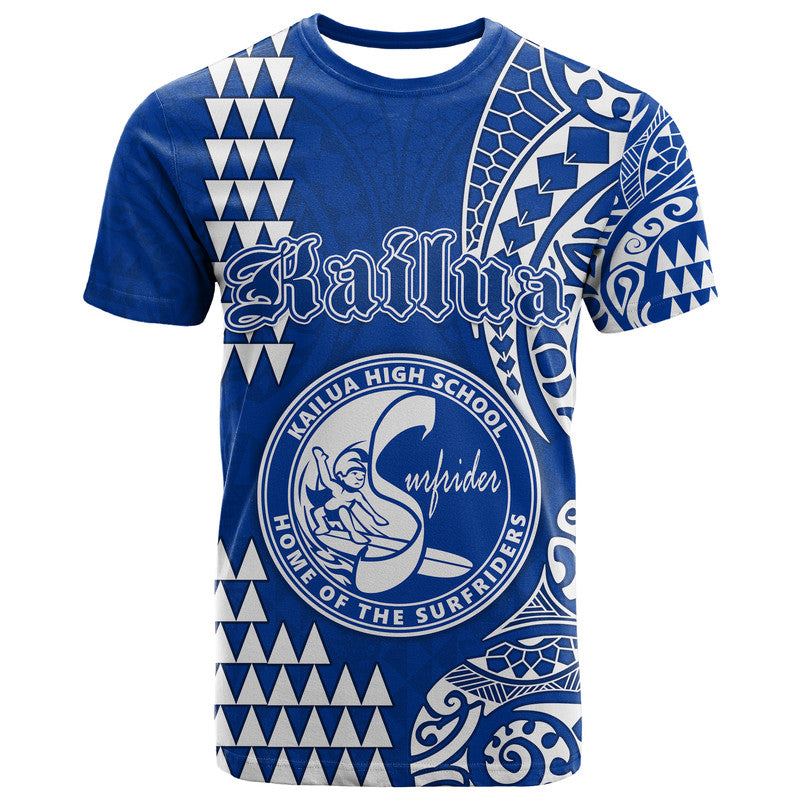 Hawaii Kailua High School T Shirt Tribal Kakau