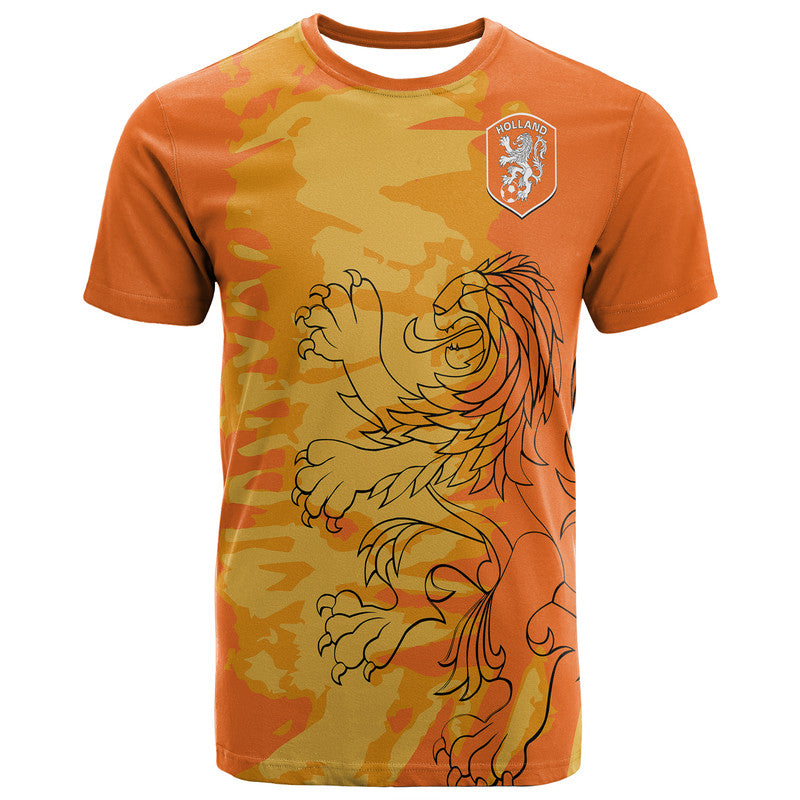 Netherlands Football Oranje Sport Design T Shirt
