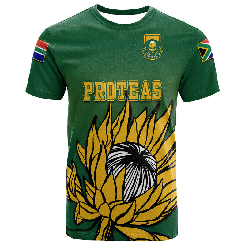 South Africa National Cricket Team T Shirt Proteas Sport Green Style