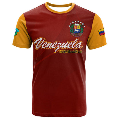 Venezuela Baseball 2023 T Shirt Venezuela Coat Of Arms