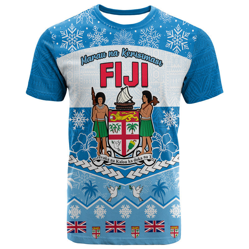 Fiji Masi Tapa Christmas Vibe T Shirt