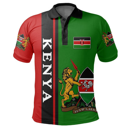 African Golf Shirts Kenya Style Polo Shirt