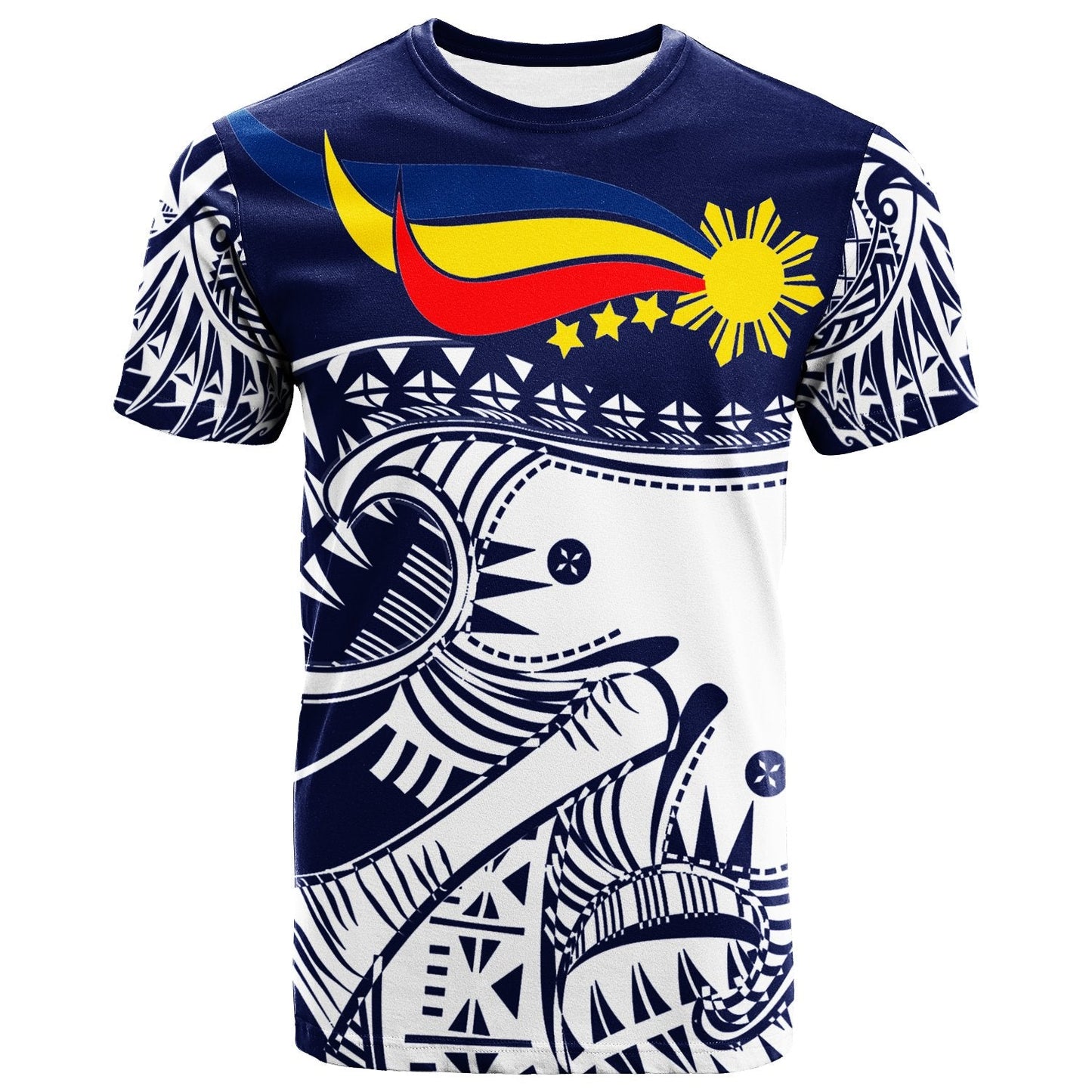 Philippines Custom Personalised T - Shirt - Lapu Lapu National Hero With Sport Style Blue Color