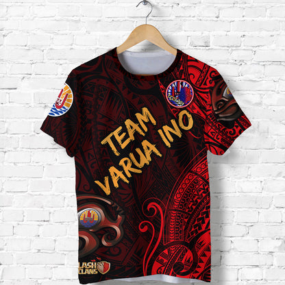 (Custom Personalised) Tahiti Eimeo Teahamai PC T Shirt Team Varua Ino Original Red