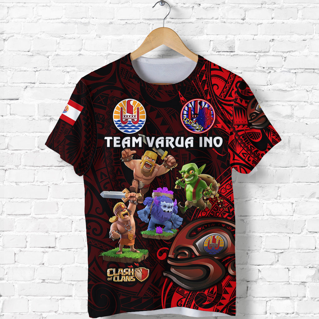 Tahiti Eimeo Teahamai PC T Shirt Team Varua Ino Black