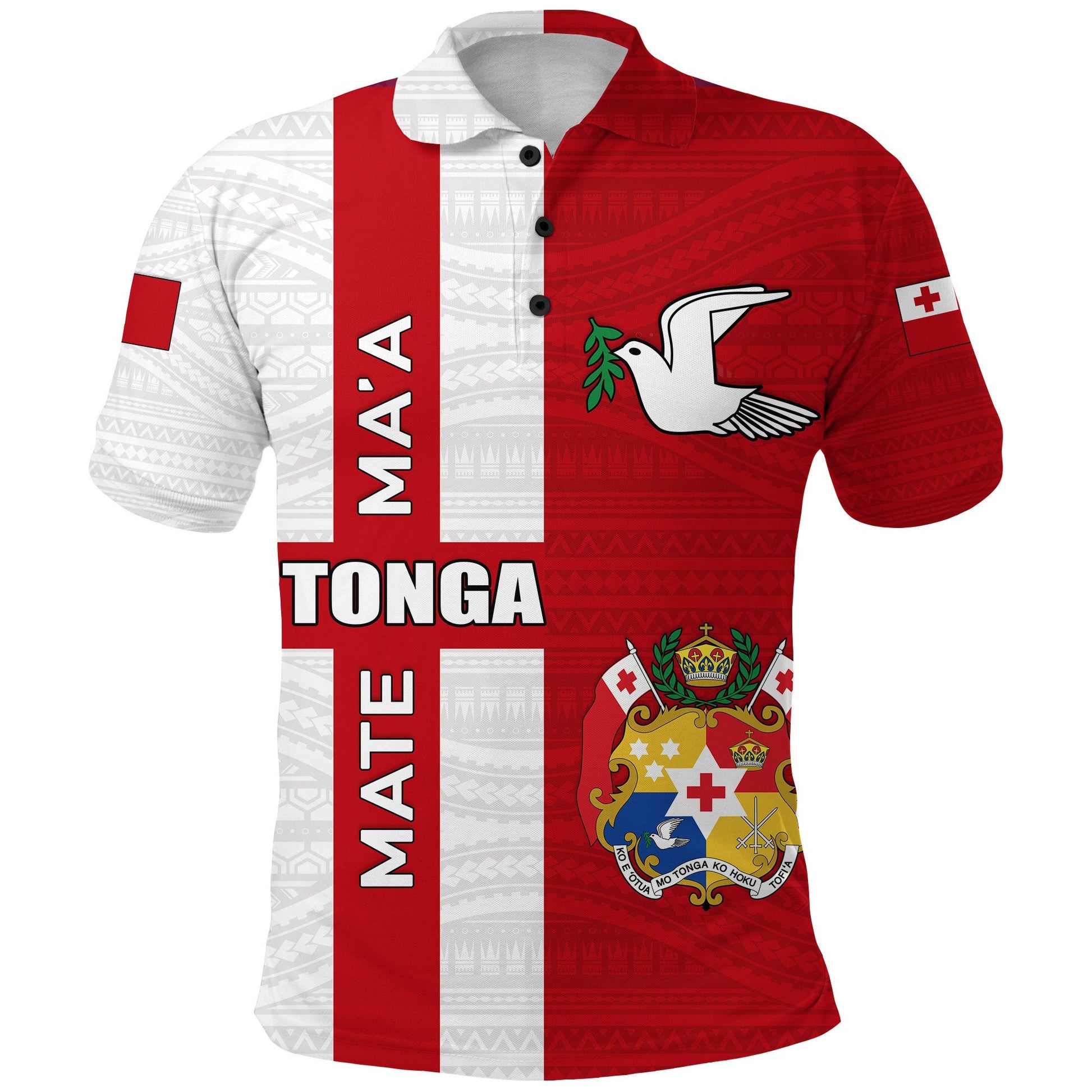 Tonga Rugby Polo Shirt Mate Ma’a