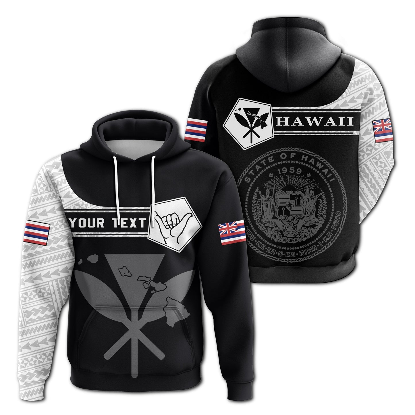 Hawaii Hoodie Personalised Hawaii Hoodie Simple Style