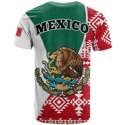 Happy Mexico Fathers Day T Shirt Mexican Aztec Pattern