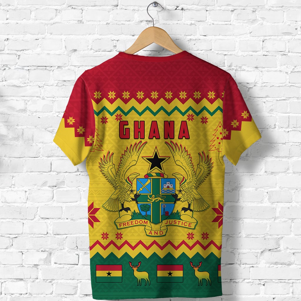 Ghana Christmas T Shirt African Pattern