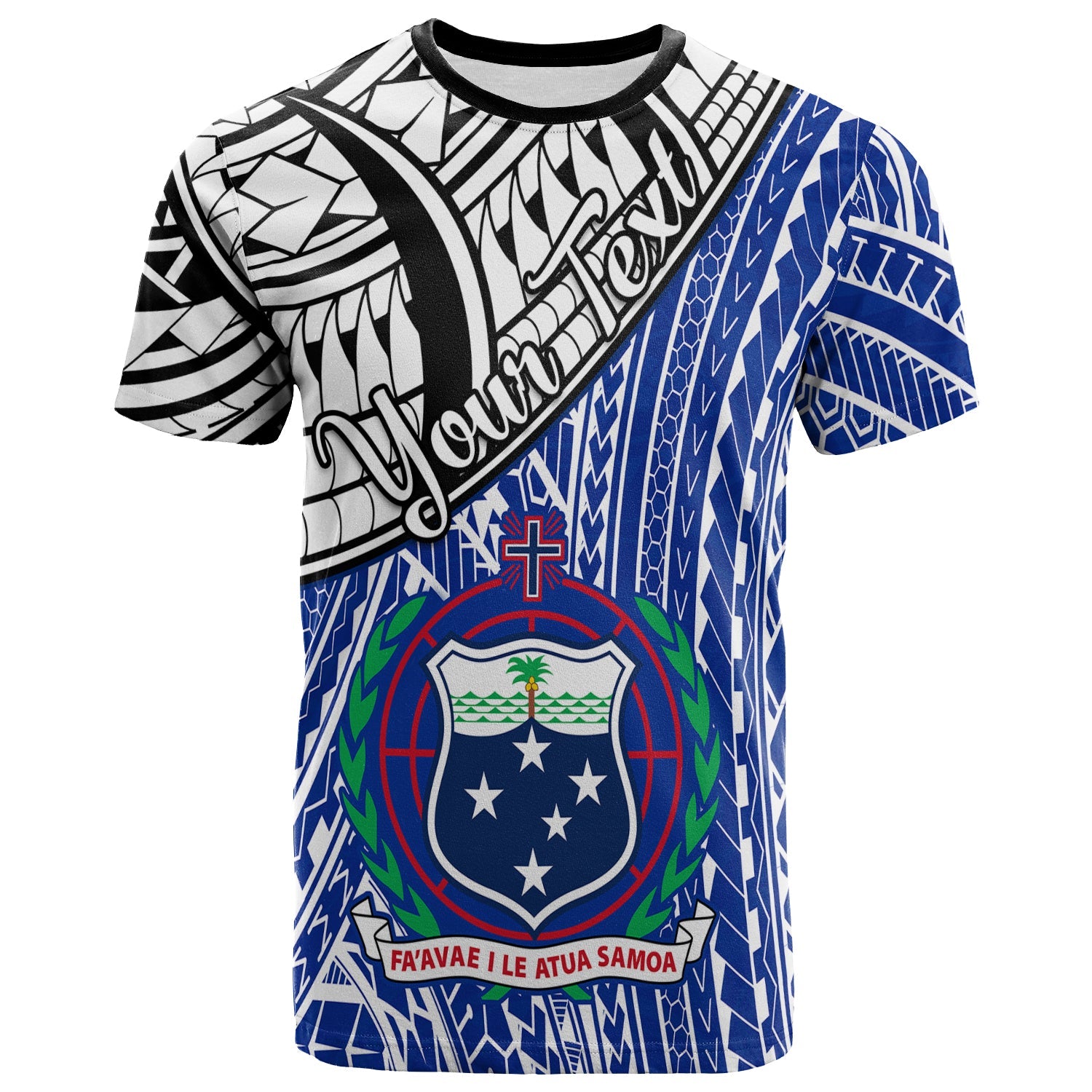 Custom Personalised Samoa T Shirt Samoan Pattern Newest