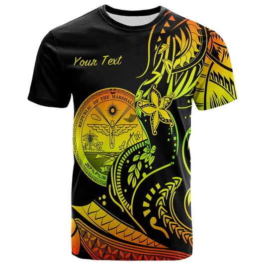 (Custom Personalised) Marshall Islands T Shirt Proud Seal Star Version Reggae