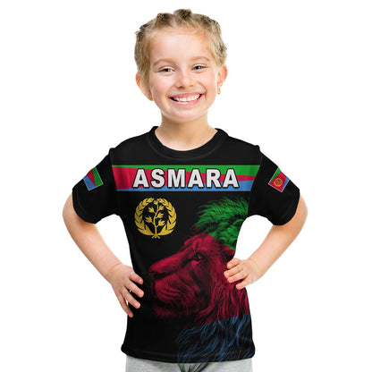 Asmara Eritrean T Shirt Eritrea Lion Proud Olive Symbol