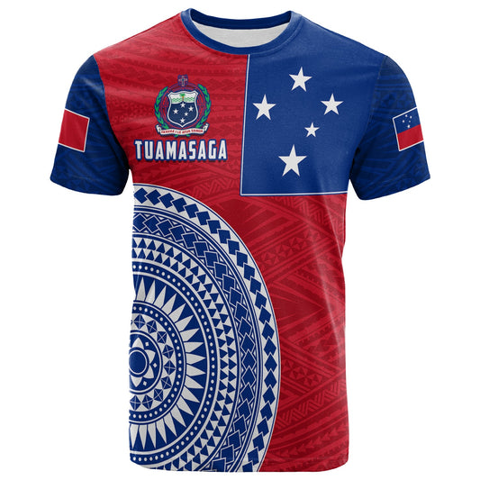 Tuamasaga Samoa T Shirt Polynesian Pattern