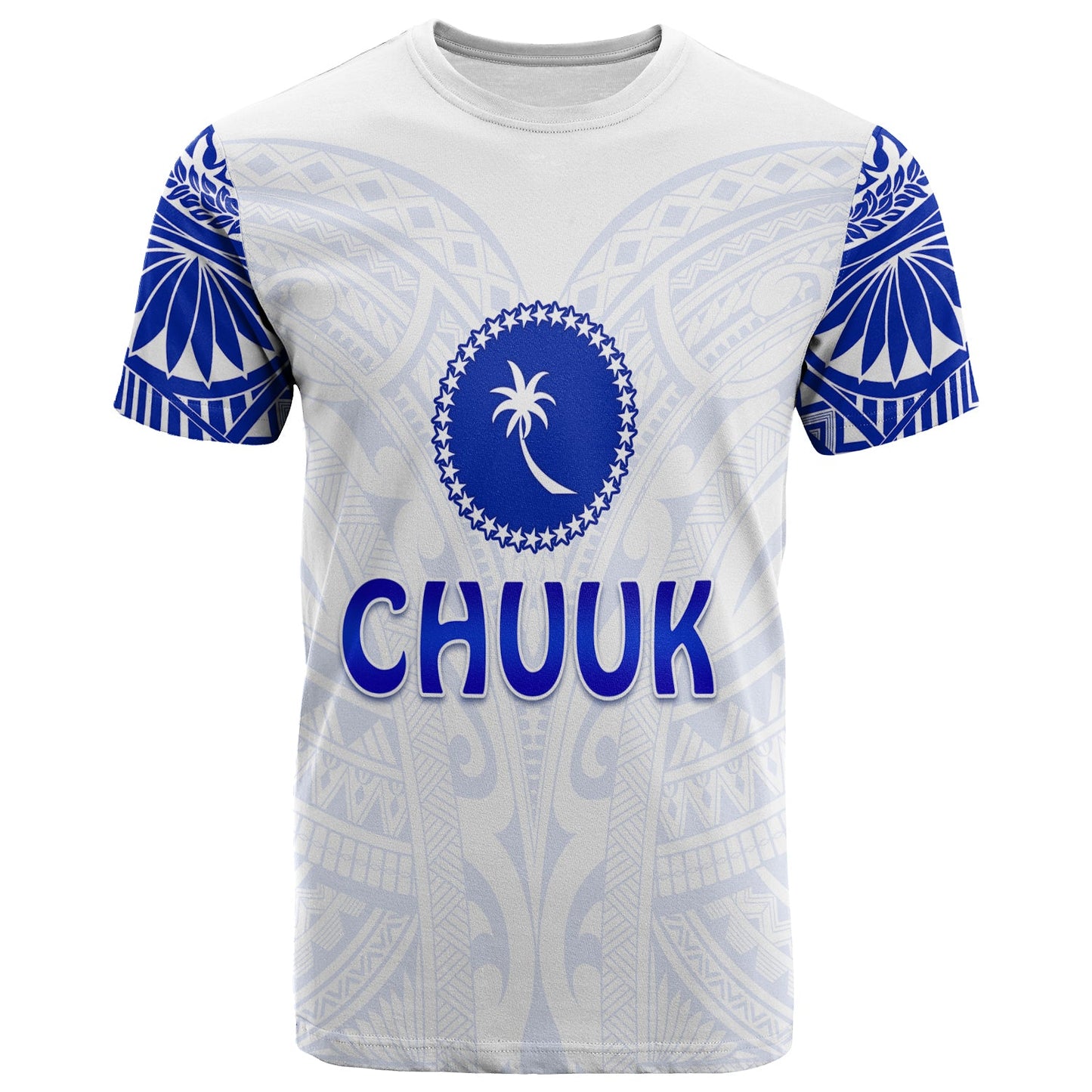 Chuuk T Shirt Micronesia Simple Pattern White