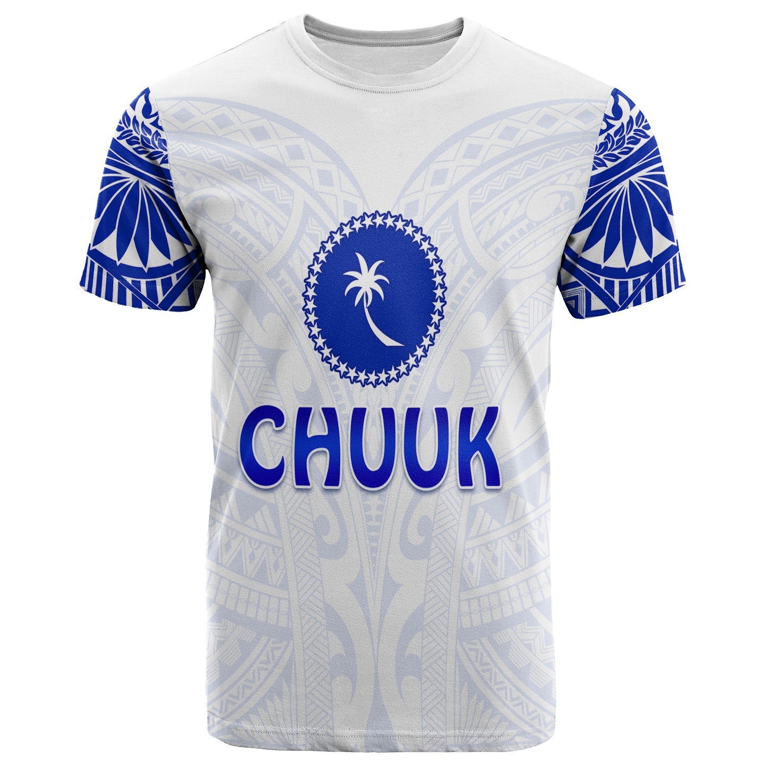 Chuuk T Shirt Micronesia Simple Pattern White