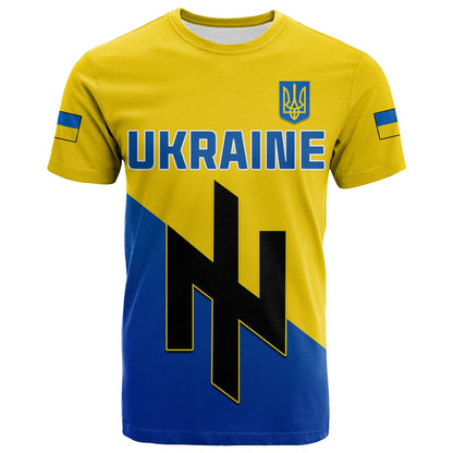 Ukraine T Shirt Style Flag Come on