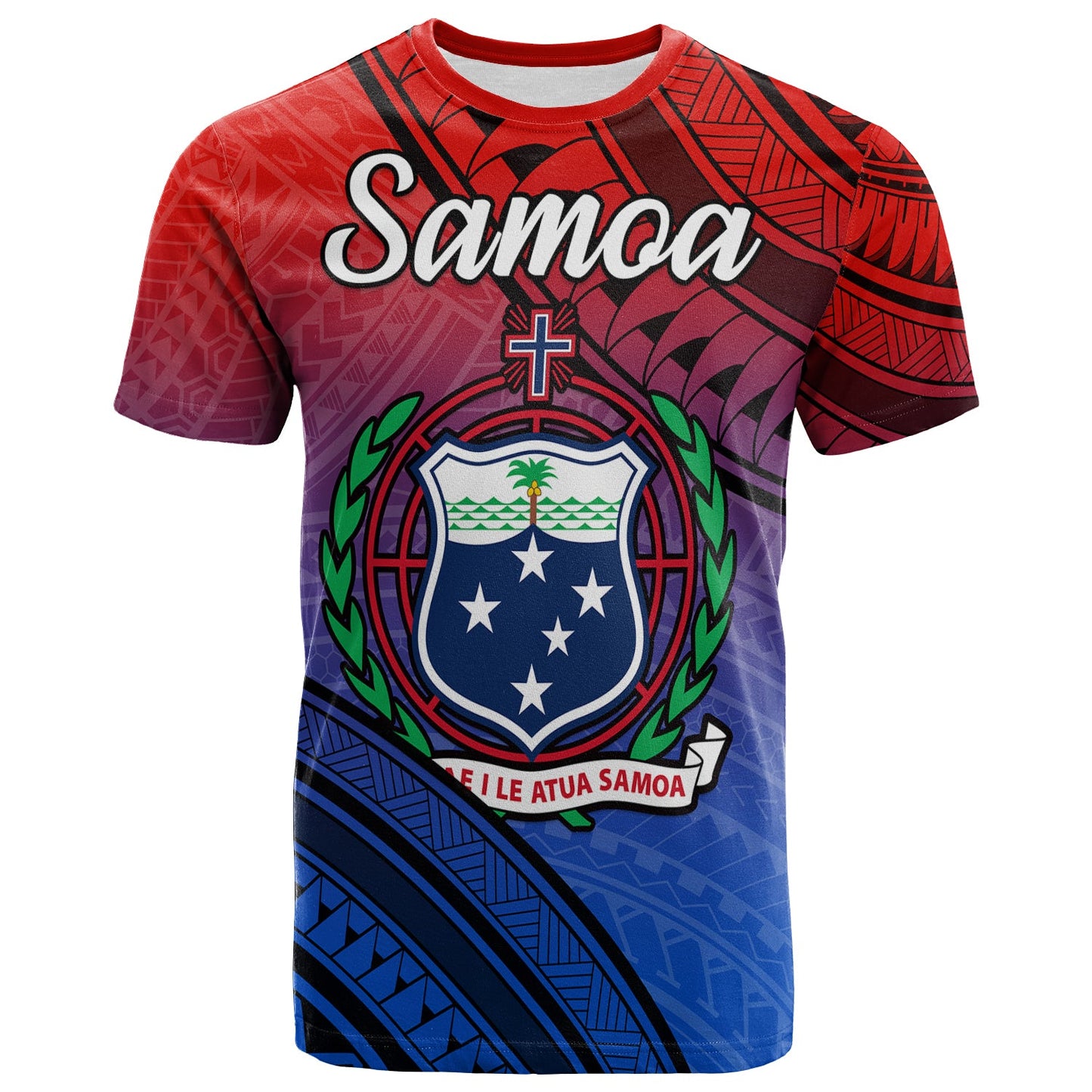 Samoa T Shirt Style Gradient Sporty Original