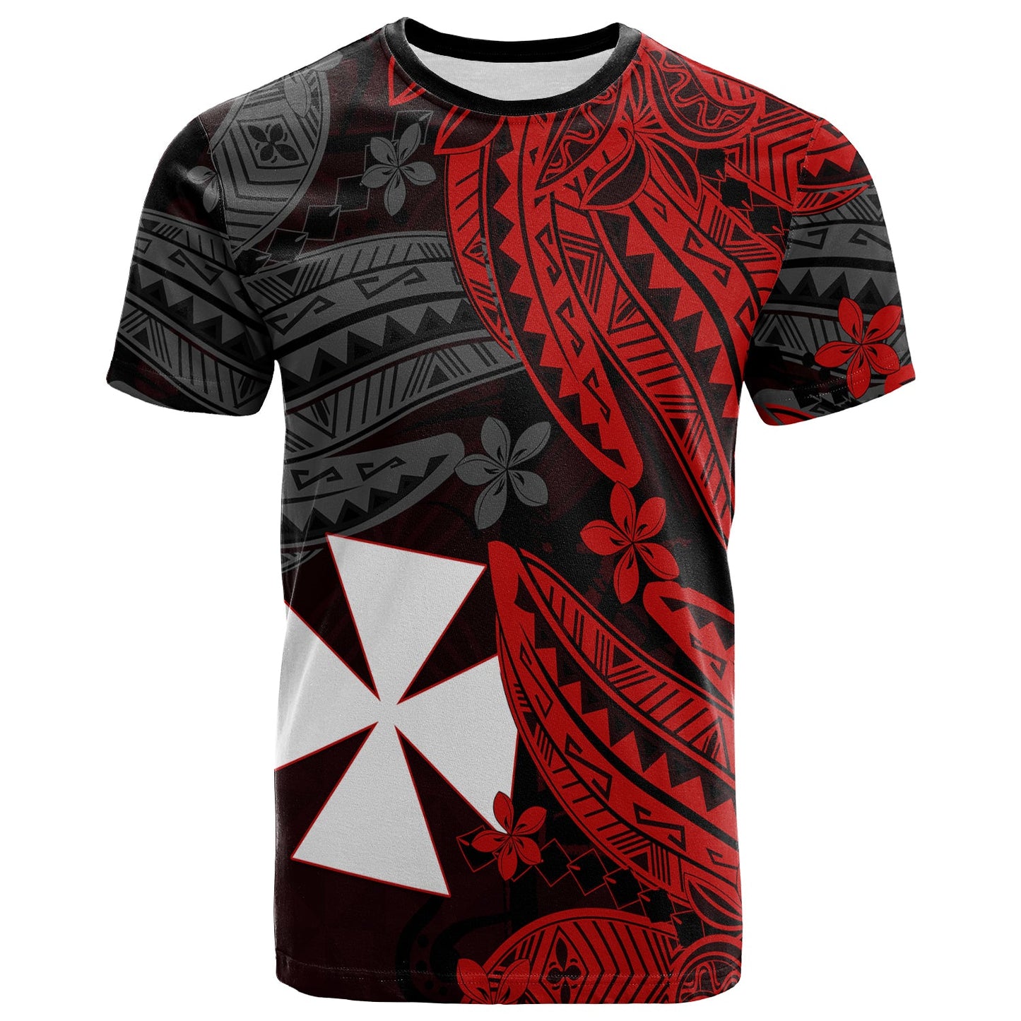 Wallis and Futuna T Shirt Enjoy Polynesian Flowers