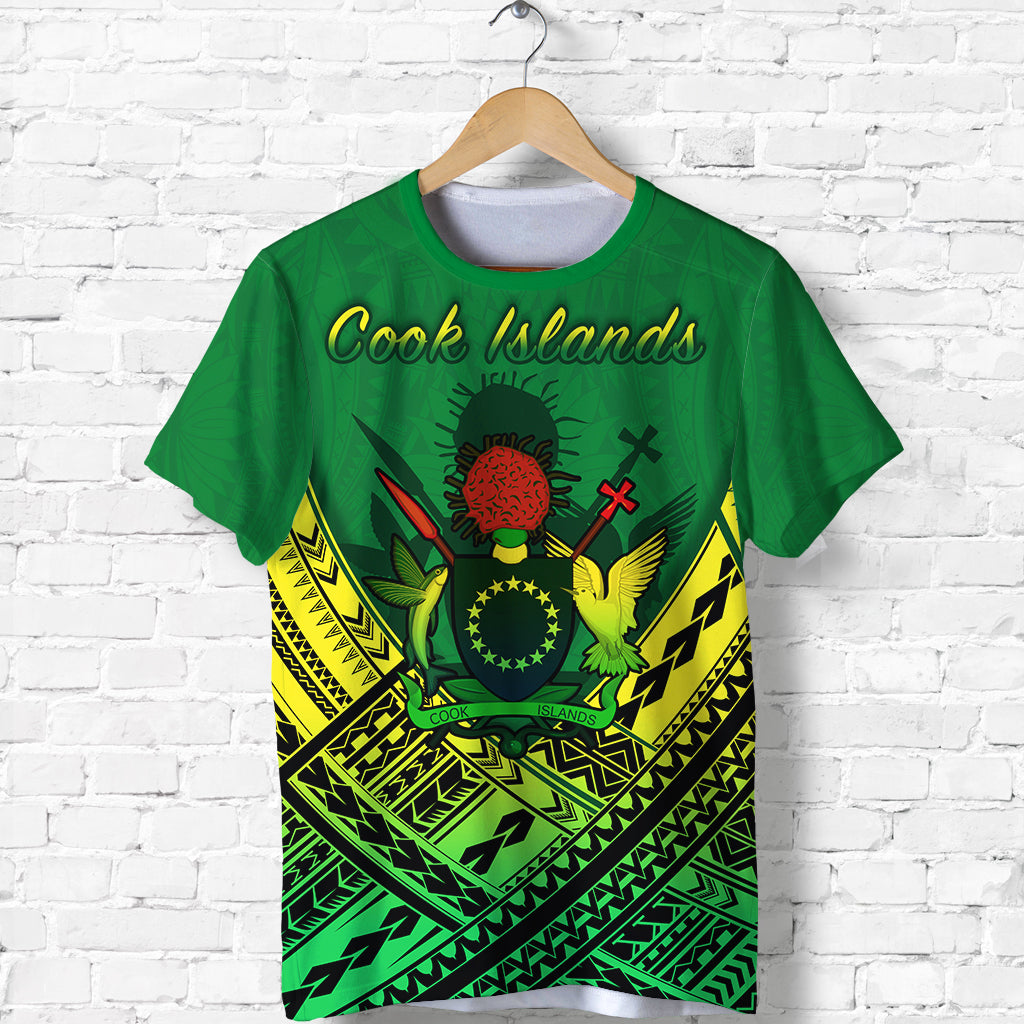Cook Islands Rugby T Shirt Simple Polynesian