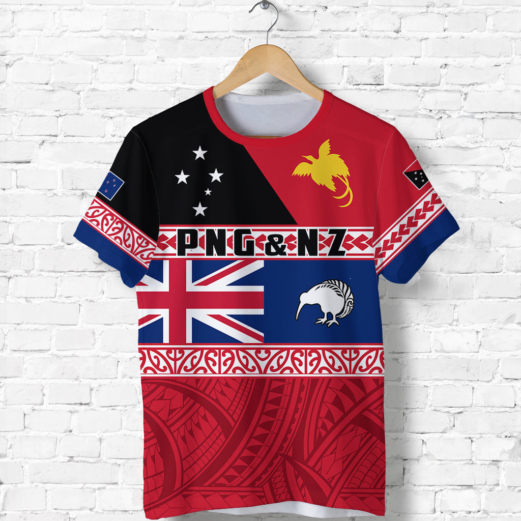 Papua New Guinea And New Zealand T Shirt Polynesian Png And Nz