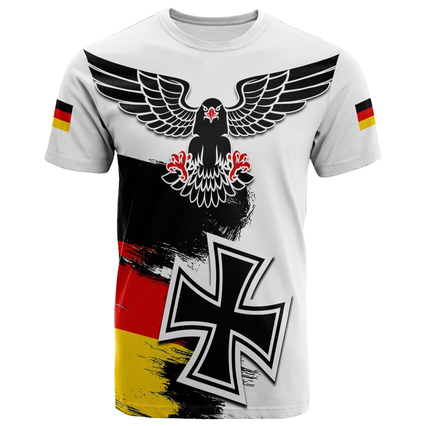 Custom Germany T Shirt Grunge Deutschland Flag and Eagle