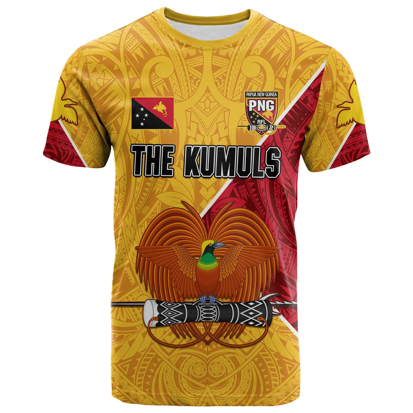 The Kumuls Png T Shirt Papua New Guinea Polynesian Dynamic Style