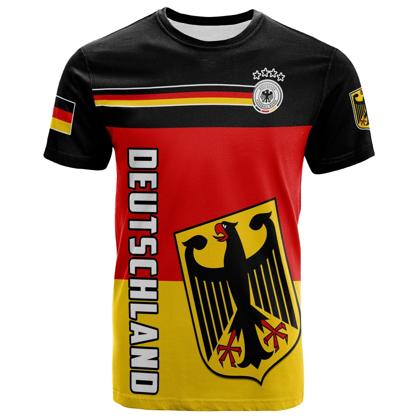 Germany Football T Shirt Deutschland Sporty Style