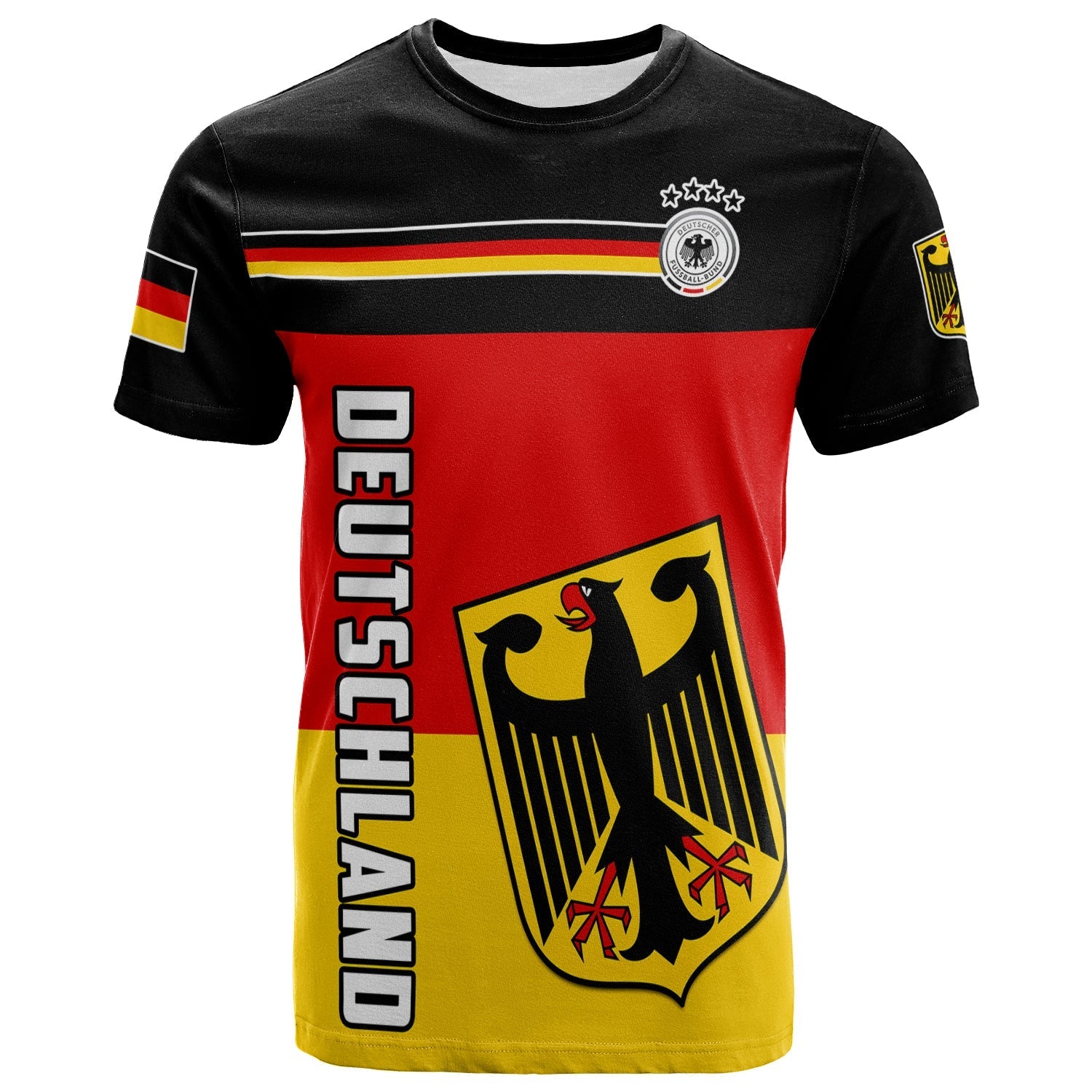 Germany Football T Shirt Deutschland Sporty Style