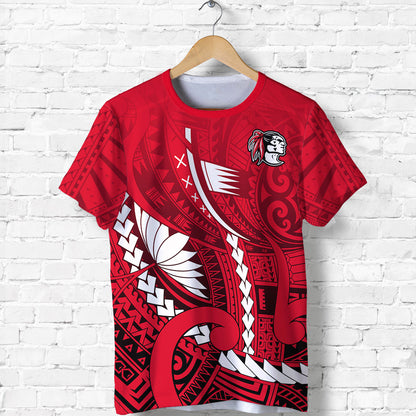 (Custom Personalised) Kahuku Shool T Shirt Enthusiasm Red Raiders