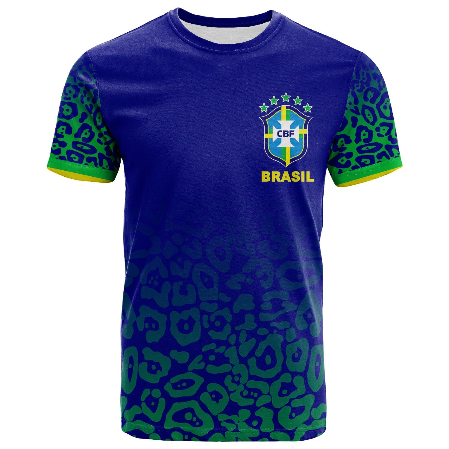 Custom Brazil T Shirt World Cup 2022 LT6