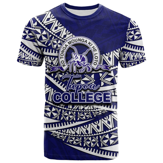 Tupou College T Shirt Tonga Tribal Printed Shirt