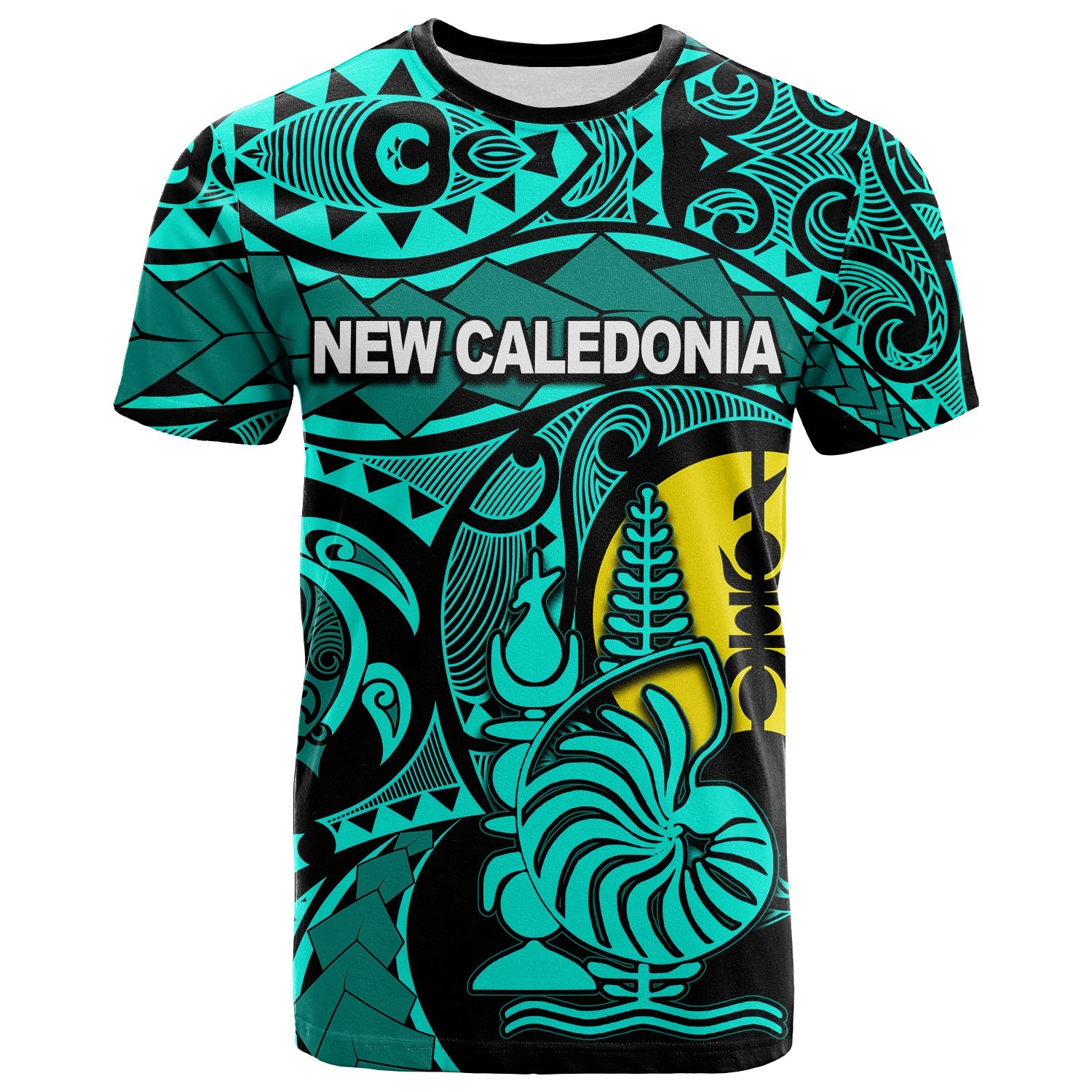 New Caledonia T Shirt Turquoise Color