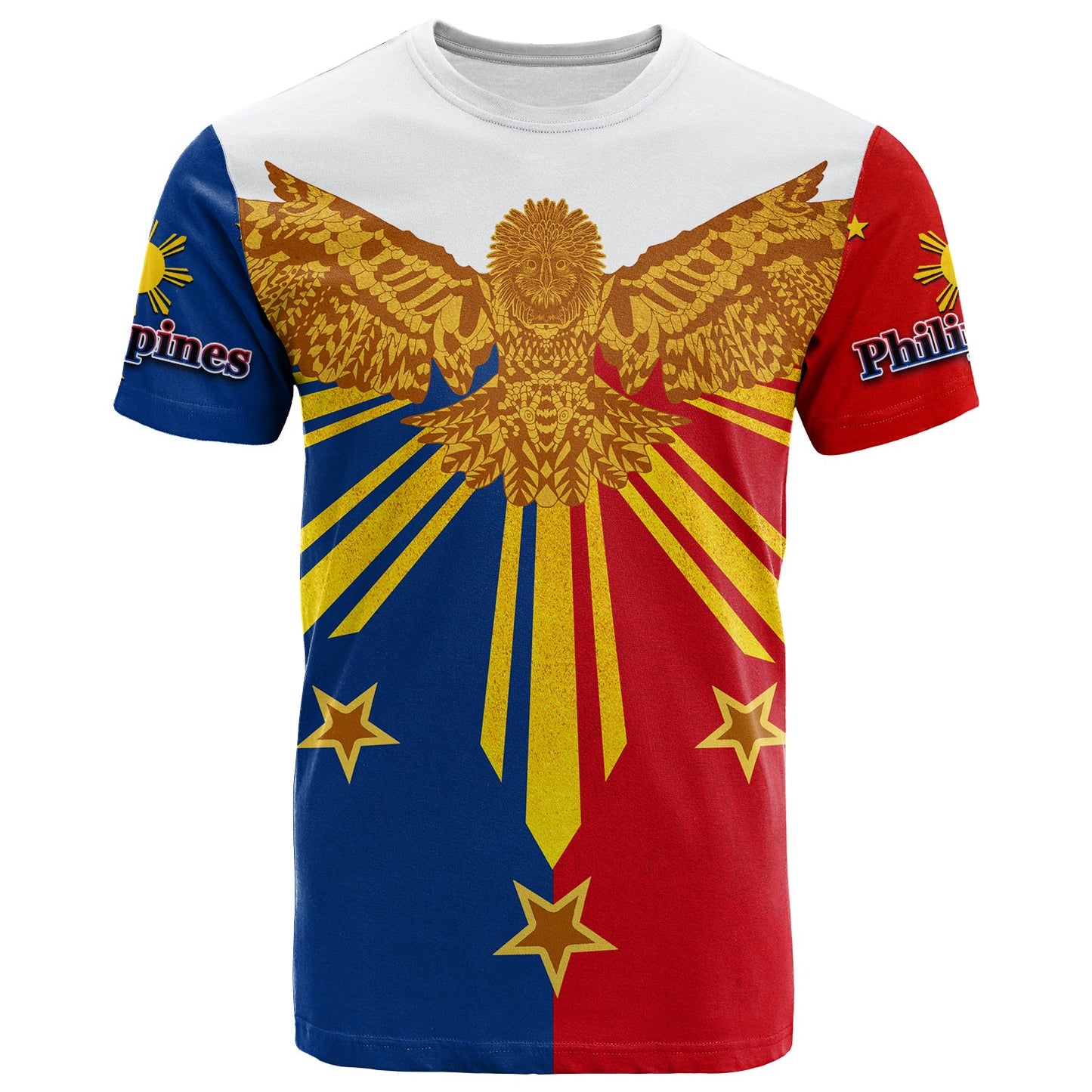 Philippines T Shirt Eagle Philippines Flag Unisex Printed Shirt