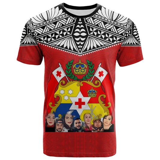 Tonga T - Shirt Mate Ma'A Tonga Coat Of Arm Red Shirt  All Over Print