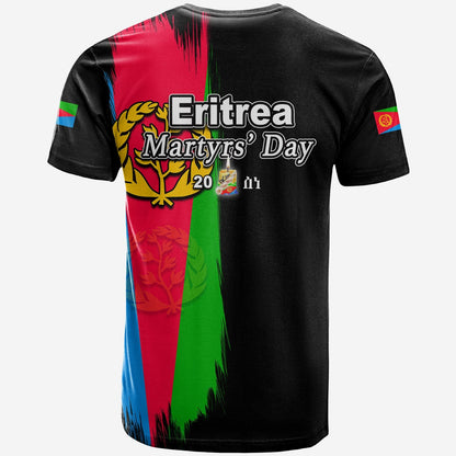 Eritrea Martyrs Day T Shirt In Memory Black Style