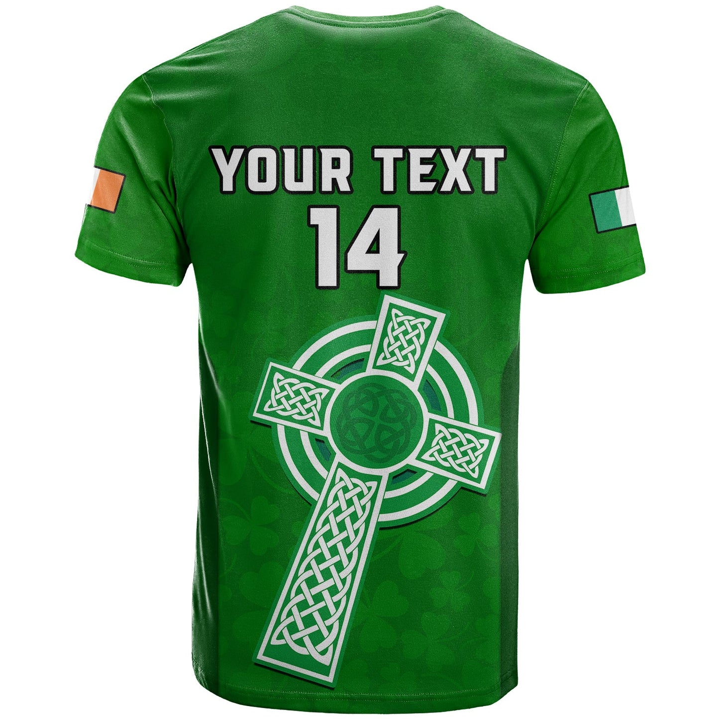 Custom Ireland Rugby Go Shamrocks T Shirt