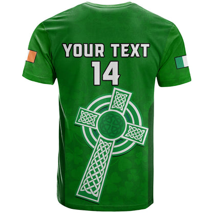 Custom Ireland Rugby Go Shamrocks T Shirt