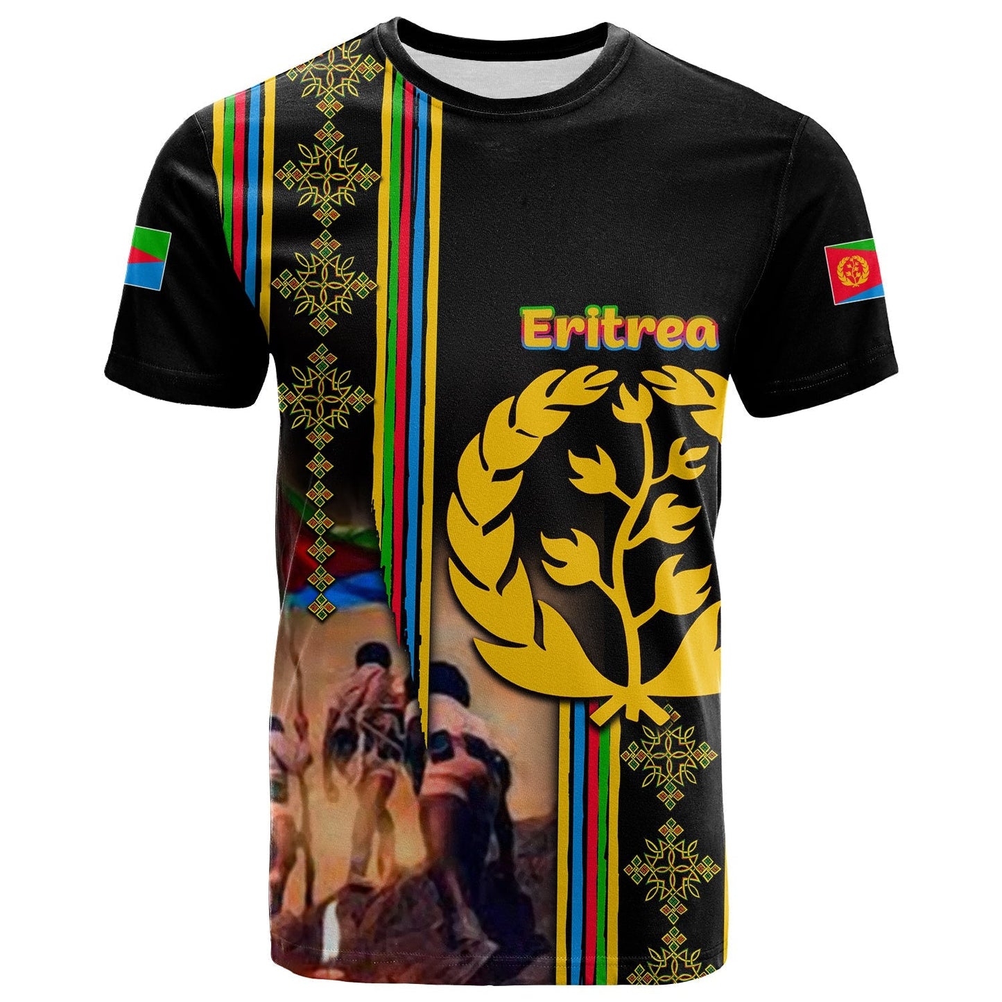 Custom Eritrea Martyrs Day T Shirt EPLF Mix Tilet