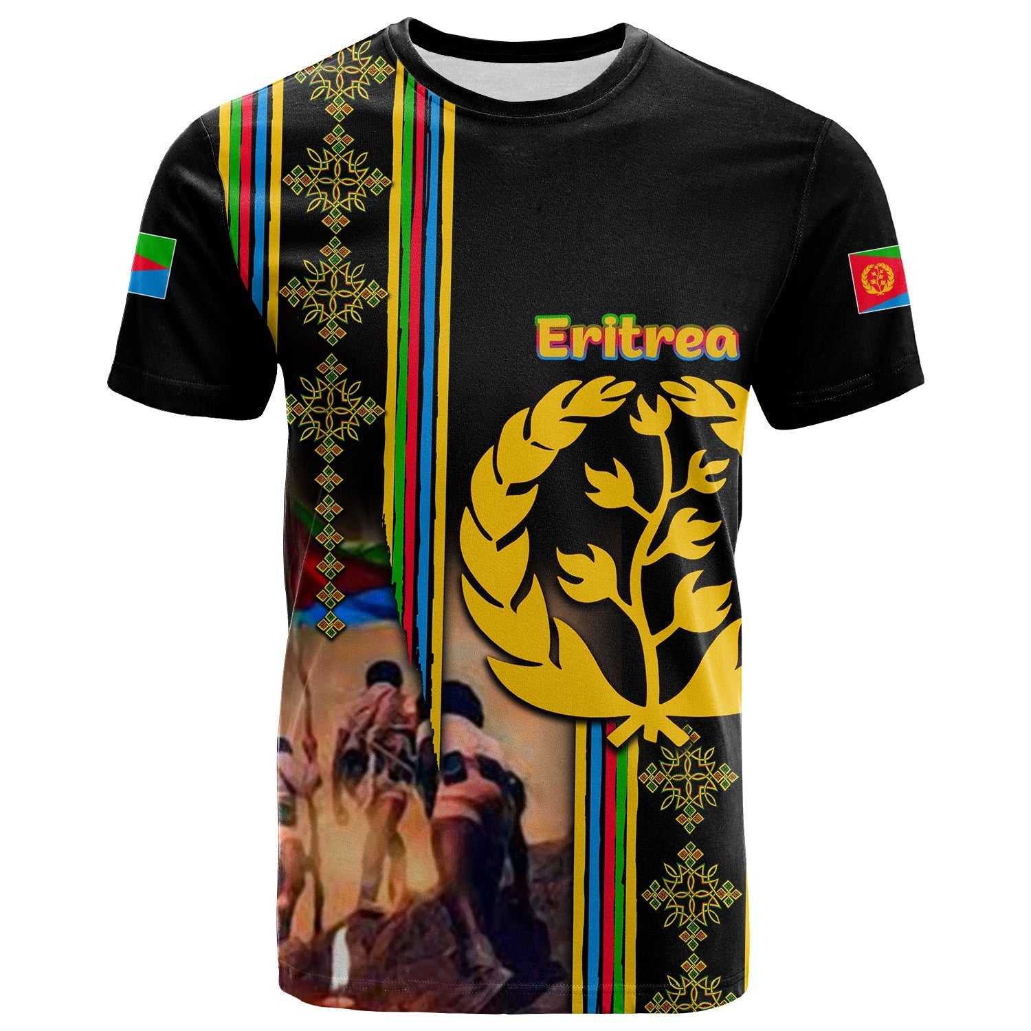 Custom Eritrea Martyrs Day T Shirt EPLF Mix Tilet