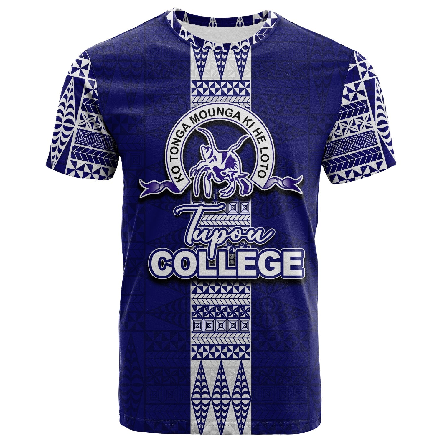 Tupou College T Shirt Tonga Simple Style