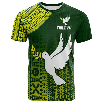 Tailevu Rugby Fiji T Shirt Go Green