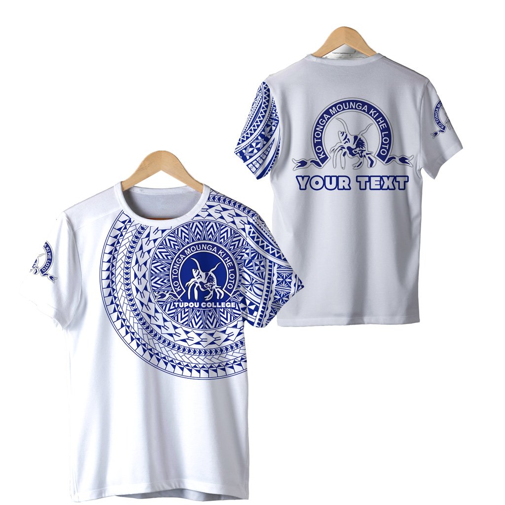 Custom Personalised Kolisi Ko Tupou College Tonga T Shirt Tattoo Style