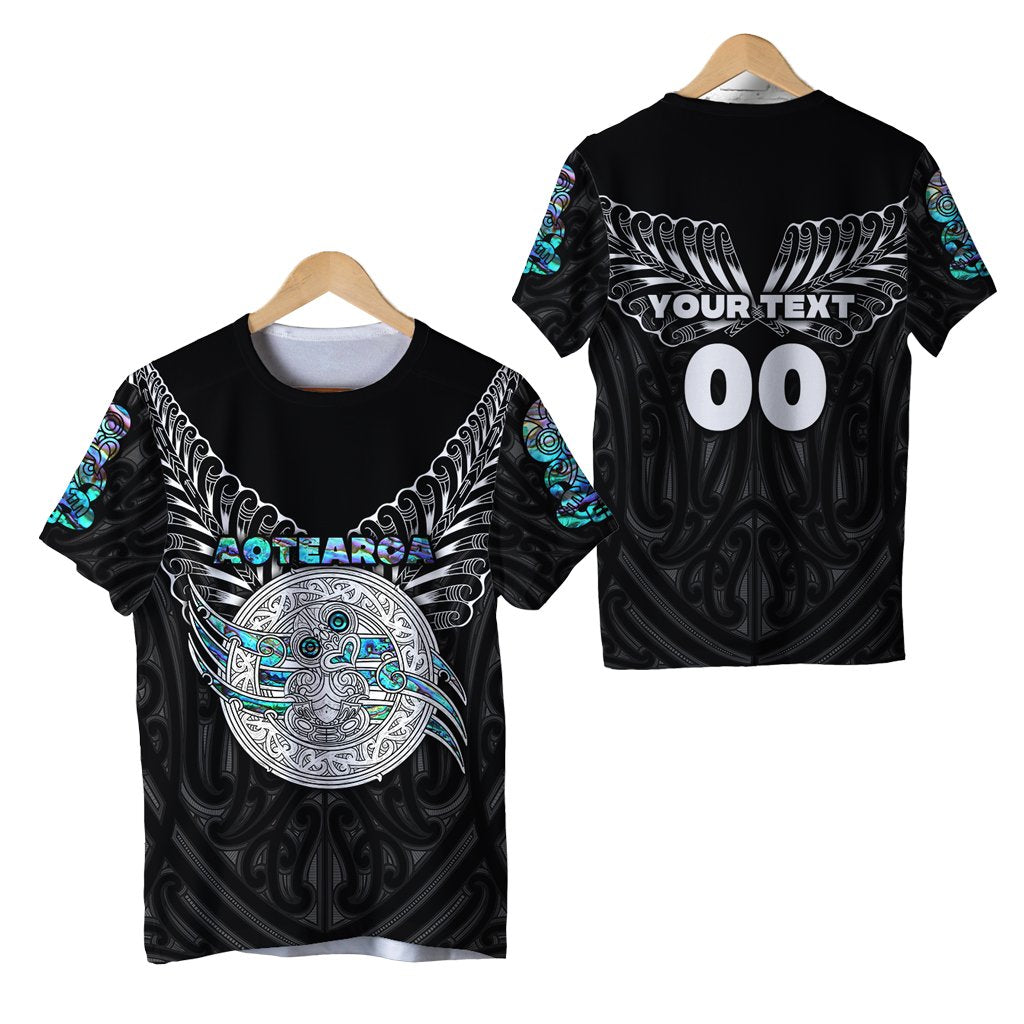 (Custom Personalised) Maori Aotearoa T Shirt Simple Sport Style