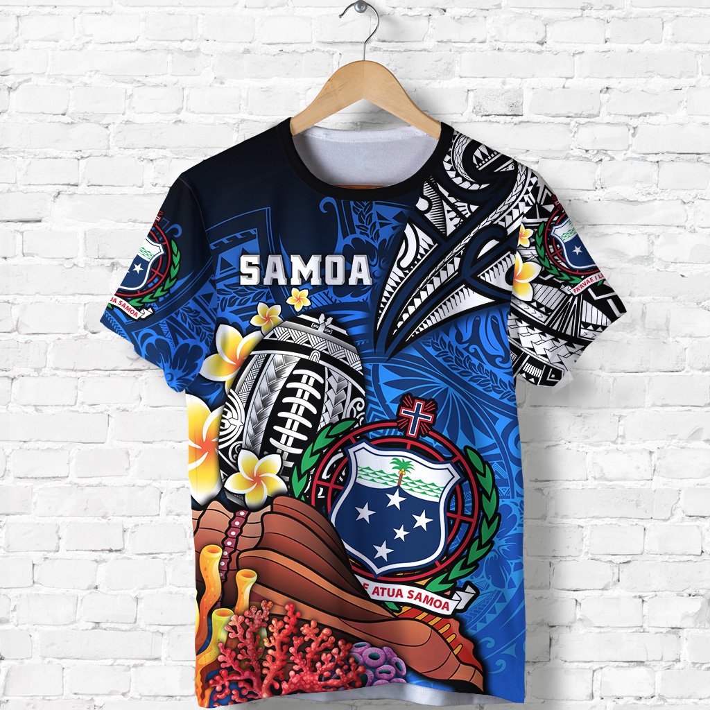 Samoa Rugby T Shirt Polynesian Ocean World Style