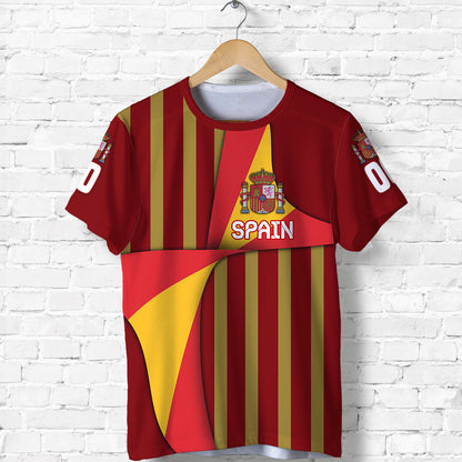 Custom Spain Football 2021 T Shirt Special Style