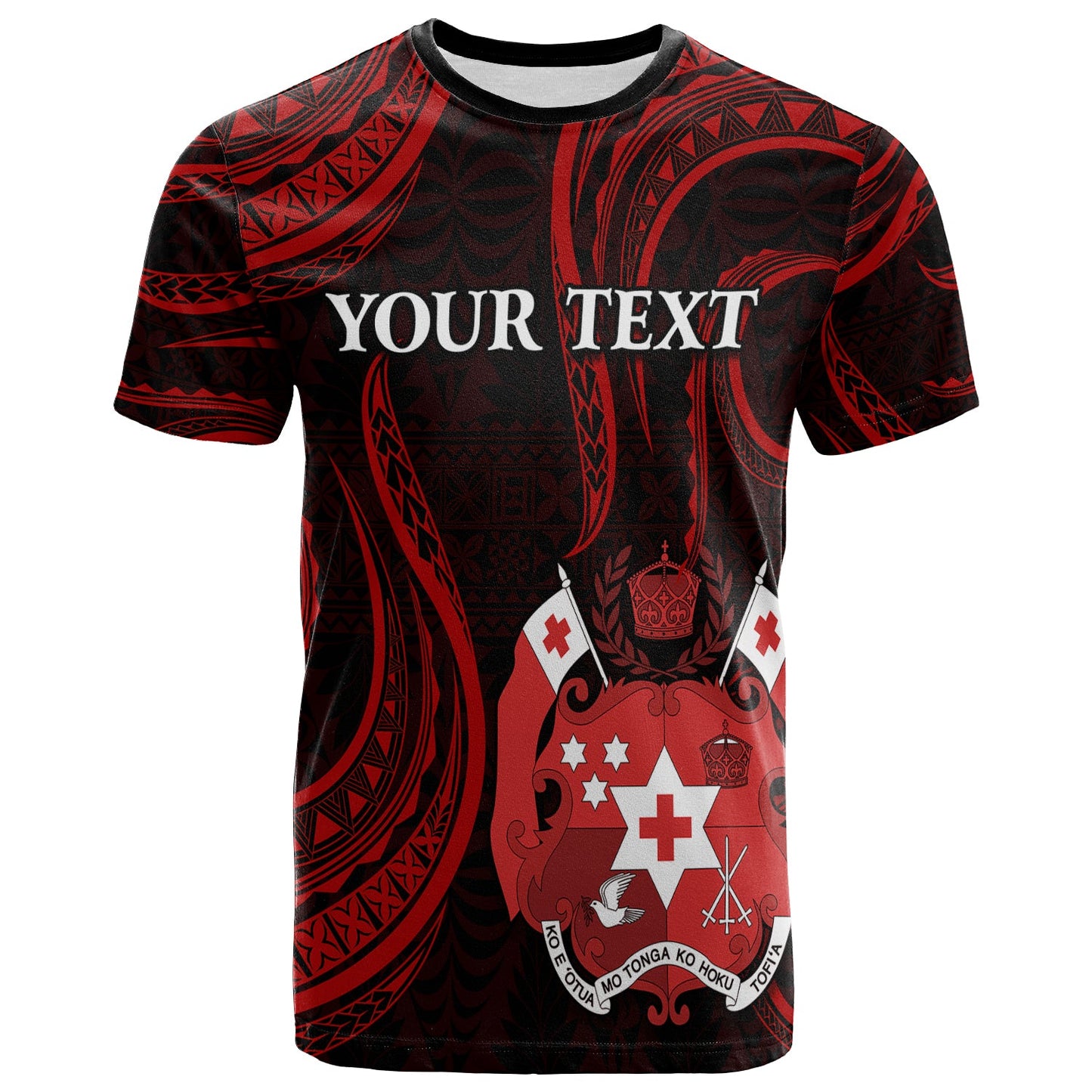Custom Personalised Tonga Pattern T Shirt Always Proud