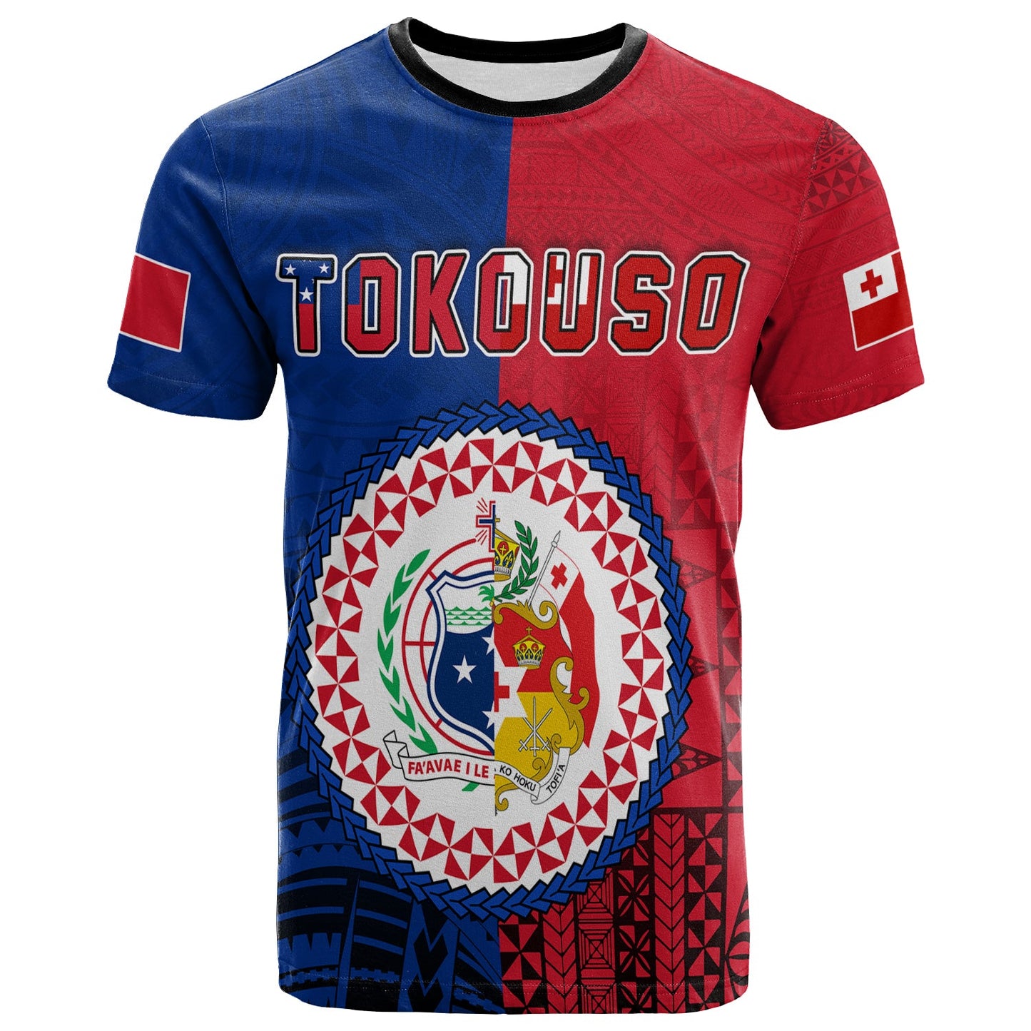 Tokouso T Shirt Tonga And Samoa Together