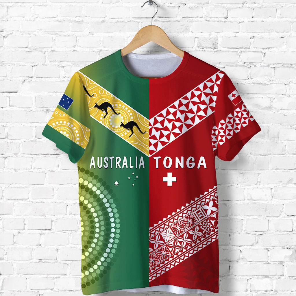 Australia And Tonga T Shirt Version Special