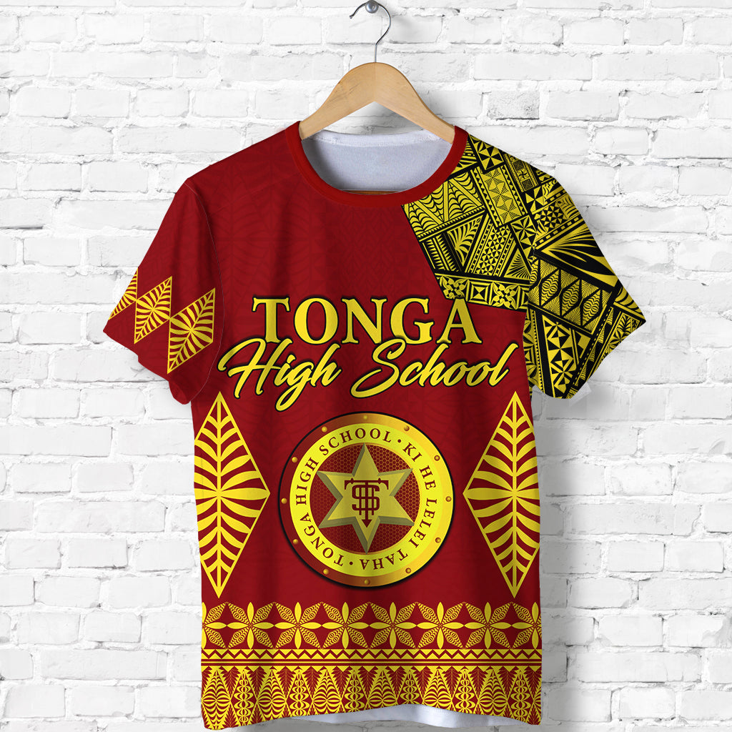 Tonga High School T Shirt Tongan Ngatu